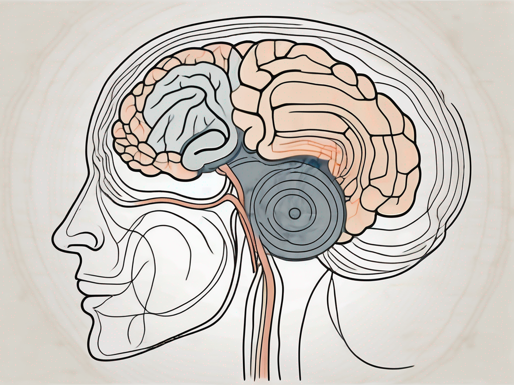 The inner ear showing the cochlea